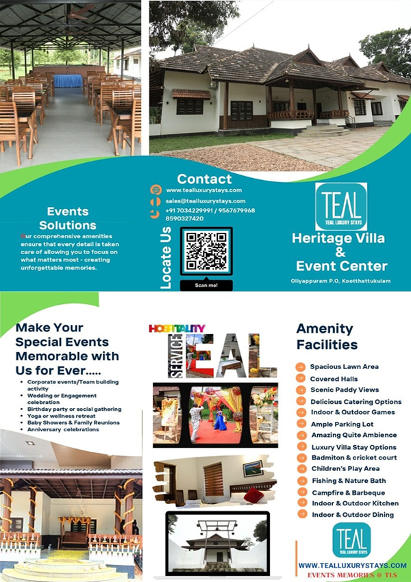 Thampuran’s Heritage Backwater Resort Alapuzha flyer